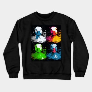 Funny Ducks Geese Meme Men Kids Women Funny Duck Goose Crewneck Sweatshirt